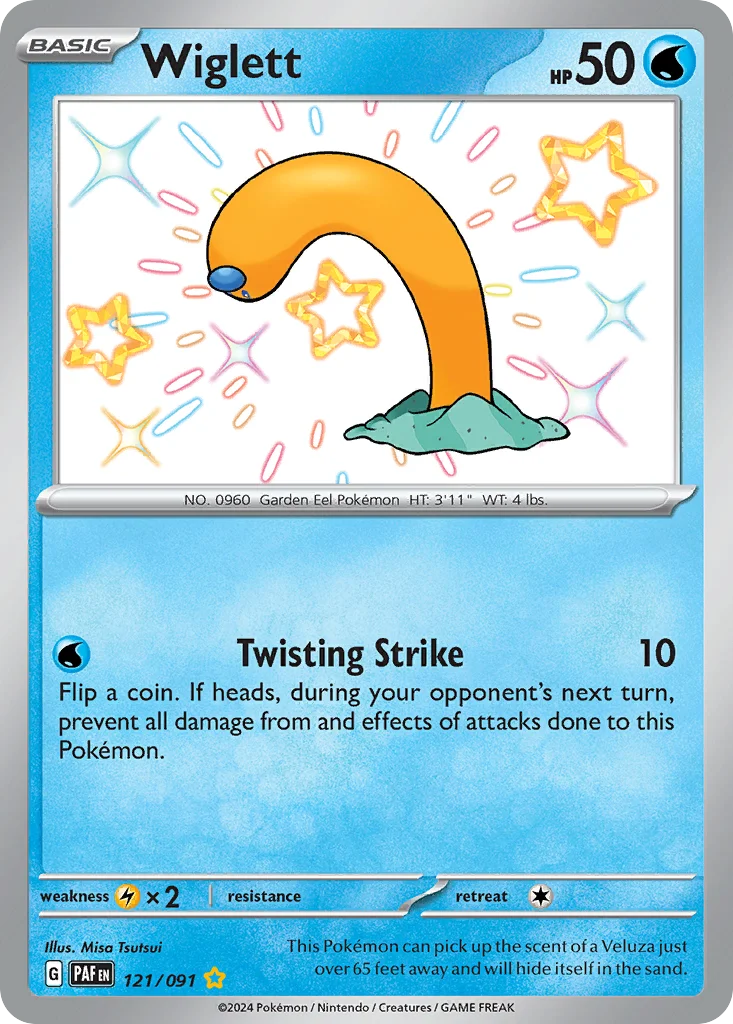 sv4pt5-121 Wiglett 121/091 Shiny rare