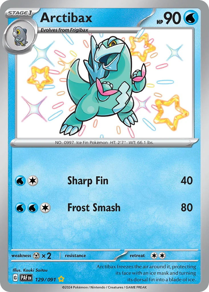Arctibax 129/091 Shiny rare