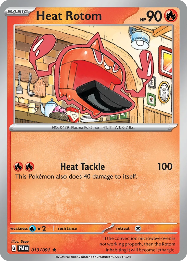 sv4pt5-13 Heat Rotom 013/091 Rare