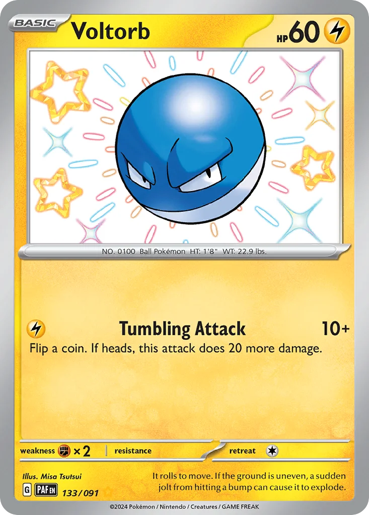 Voltorb 133/091 Shiny rare
