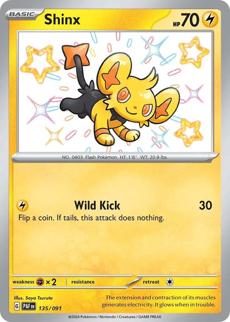 Shinx 135/091 Shiny rare