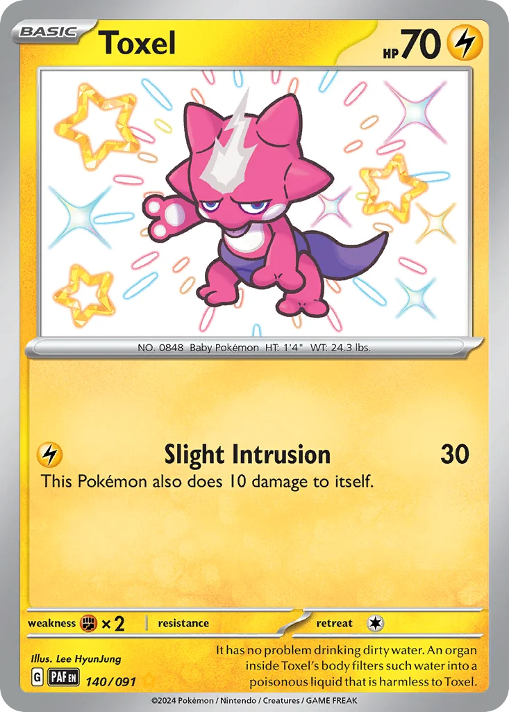 Toxel 140/091 Shiny rare