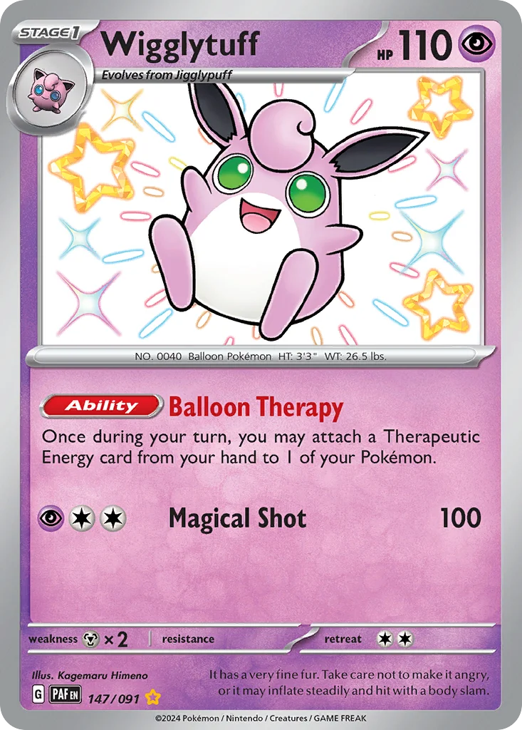 Wigglytuff 147/091 Shiny rare