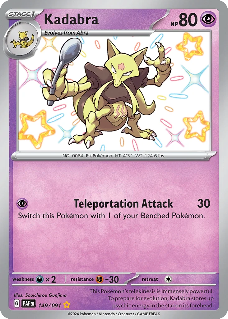Kadabra 149/091 Shiny rare