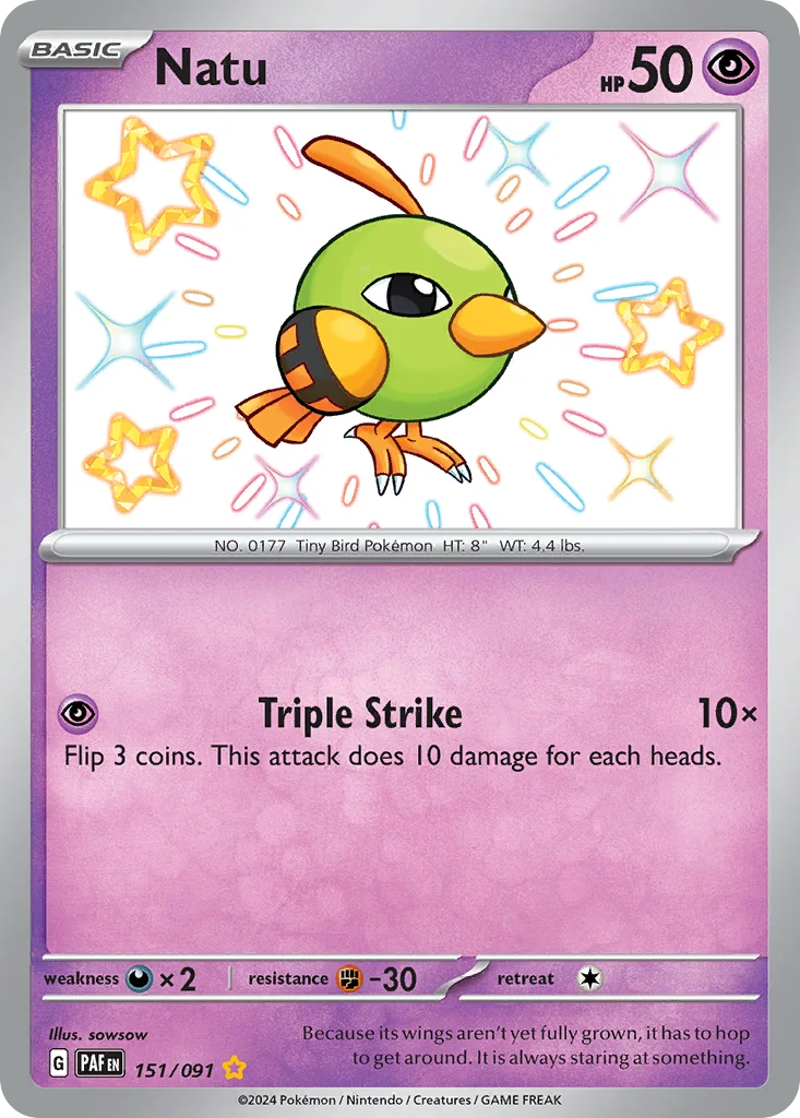 Natu 151/091 Shiny rare