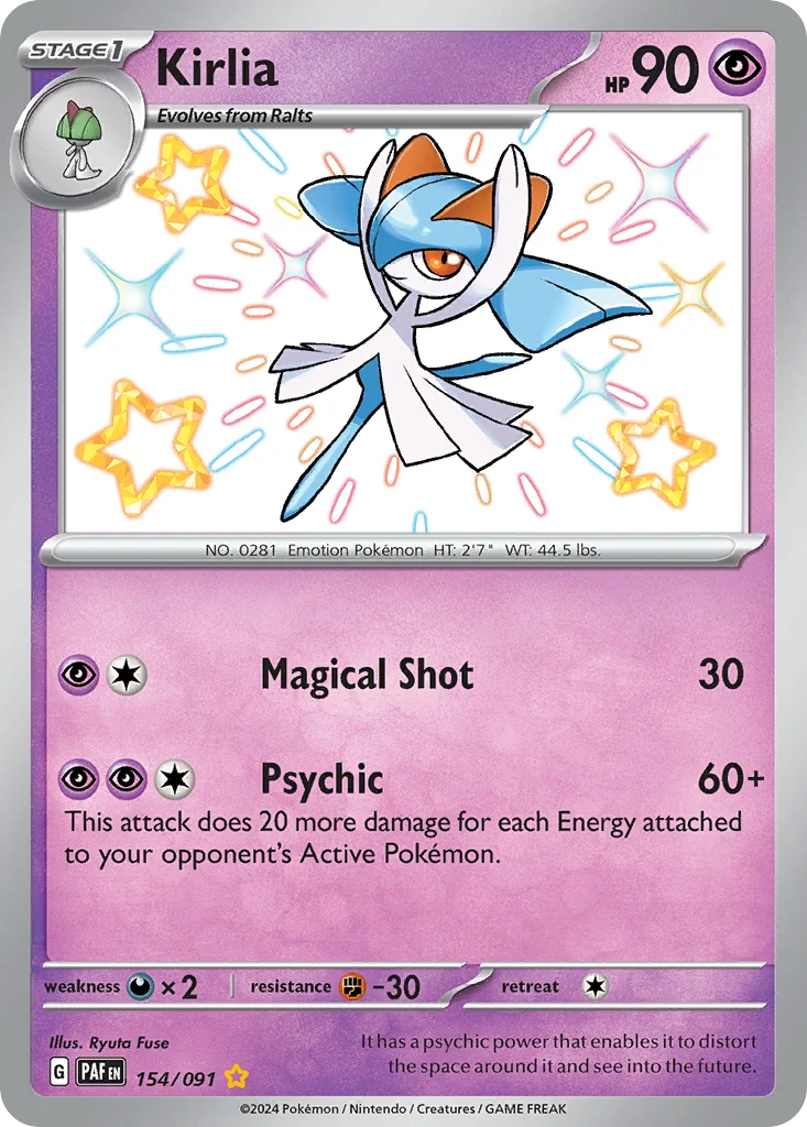 Kirlia 154/091 Shiny rare