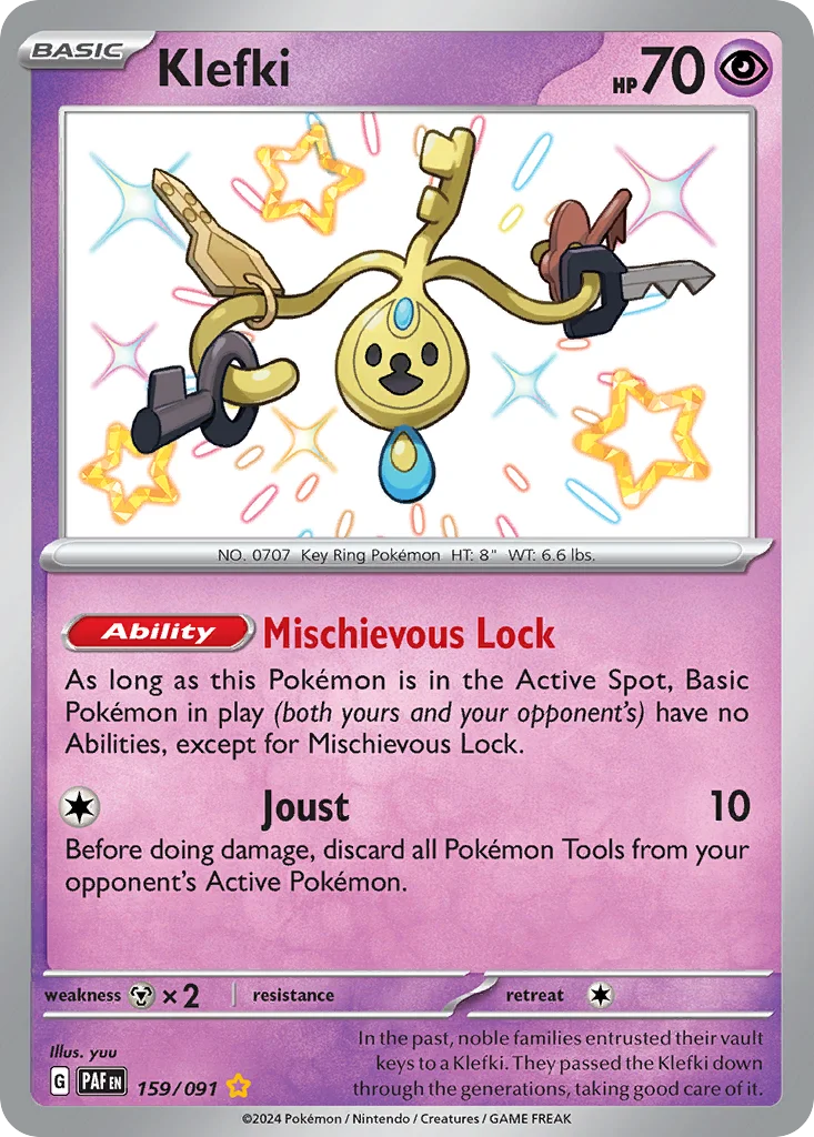 Klefki 159/091 Shiny rare