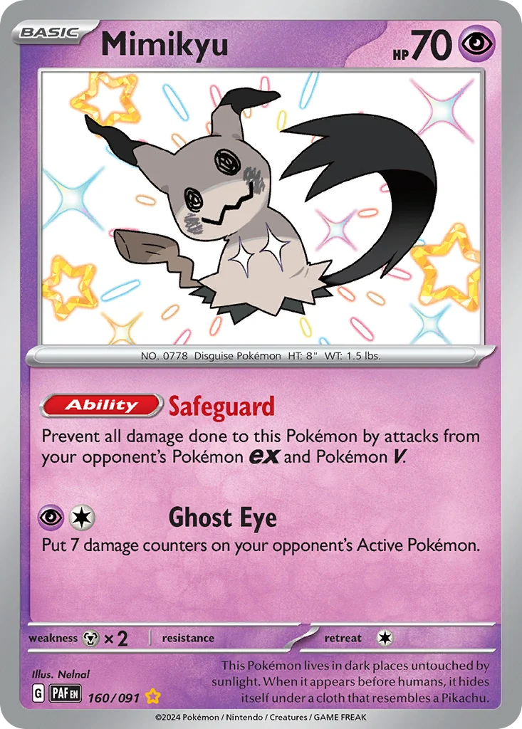 Mimikyu 160/091 Shiny rare
