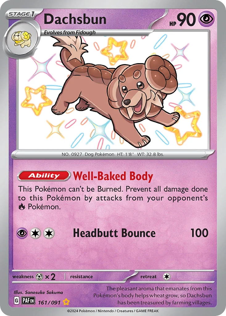 Dachsbun 161/091 Shiny rare