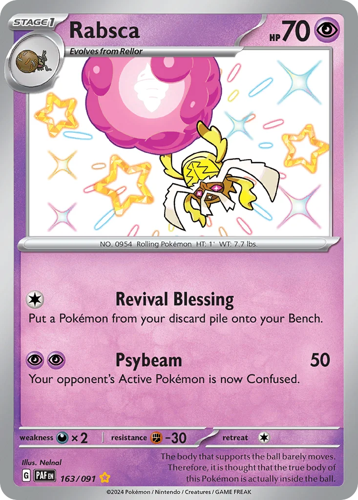 Rabsca 163/091 Shiny rare