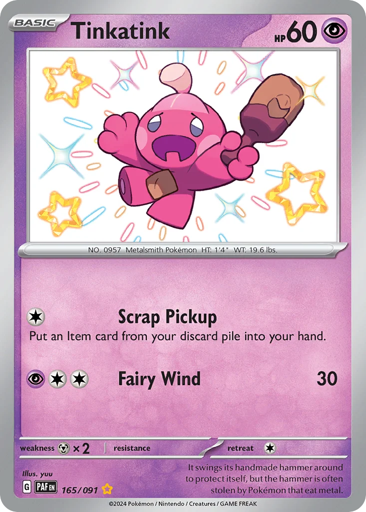 Tinkatink 165/091 Shiny rare