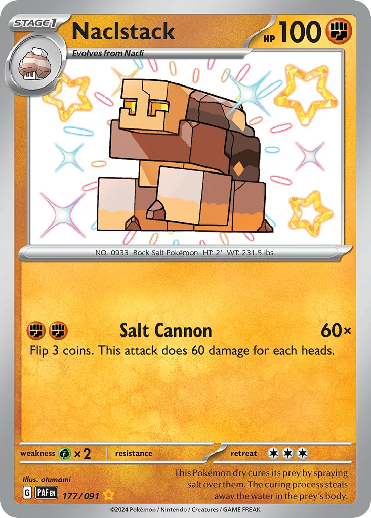 Naclstack 177/091 Shiny rare