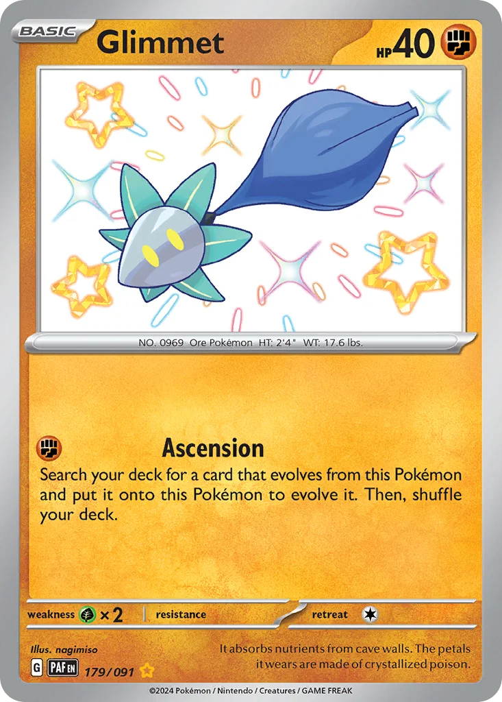 Glimmet 179/091 Shiny rare