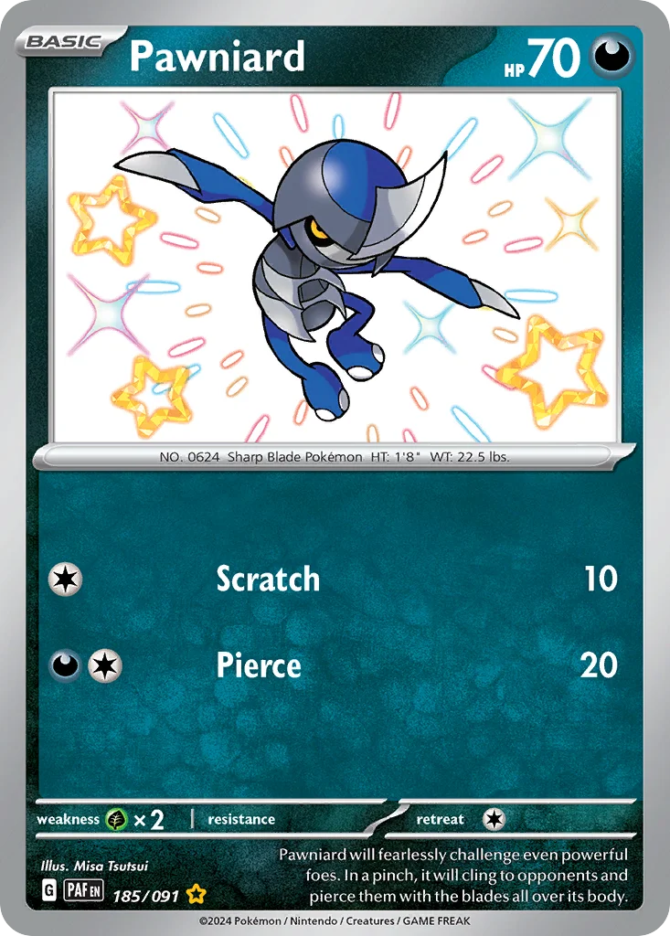 Pawniard 185/091 Shiny rare