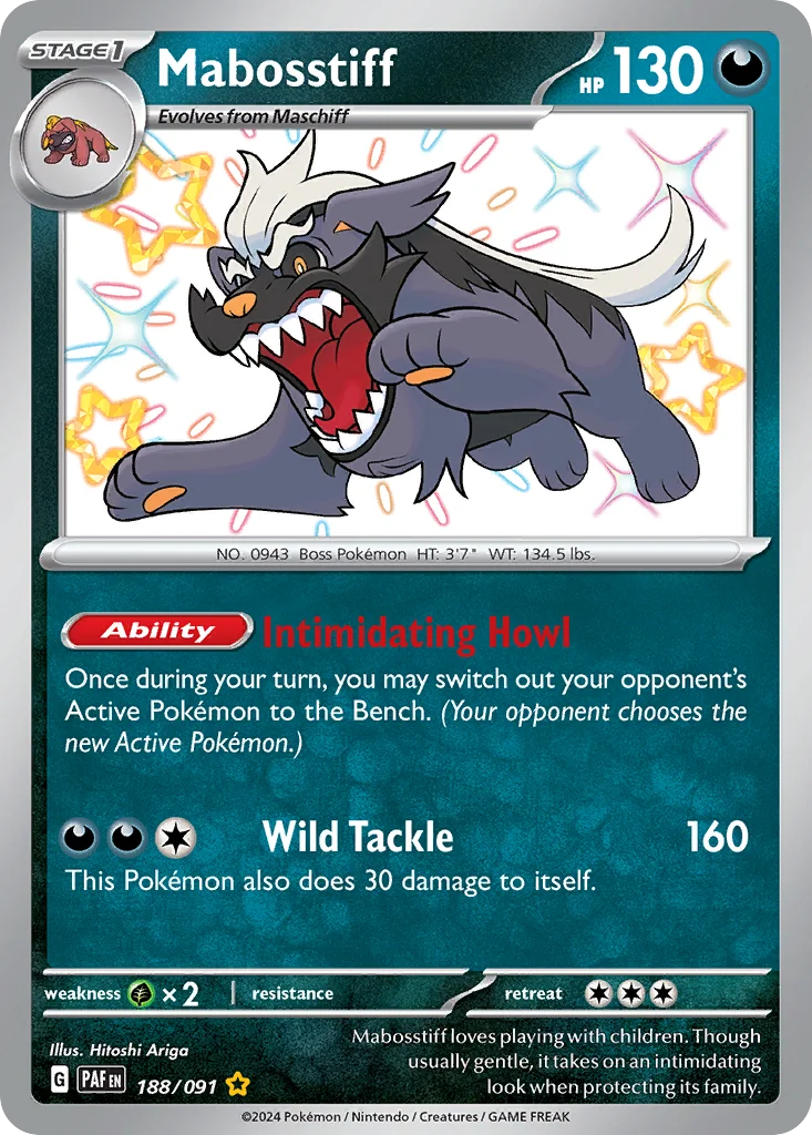 Mabosstiff 188/091 Shiny rare