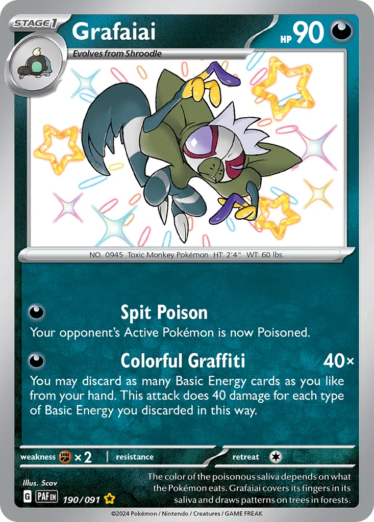 Grafaiai 190/091 Shiny rare