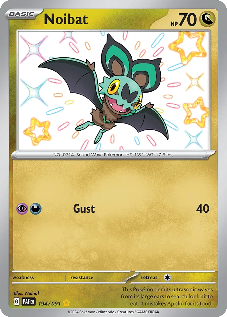 Noibat 194/091 Shiny rare