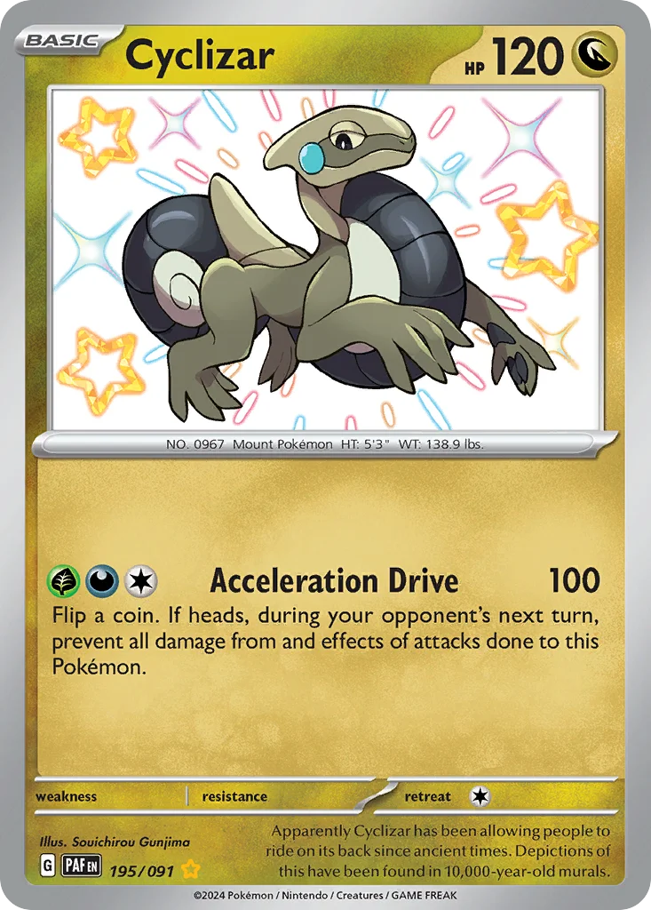 sv4pt5-195 Cyclizar 195/091 Shiny rare