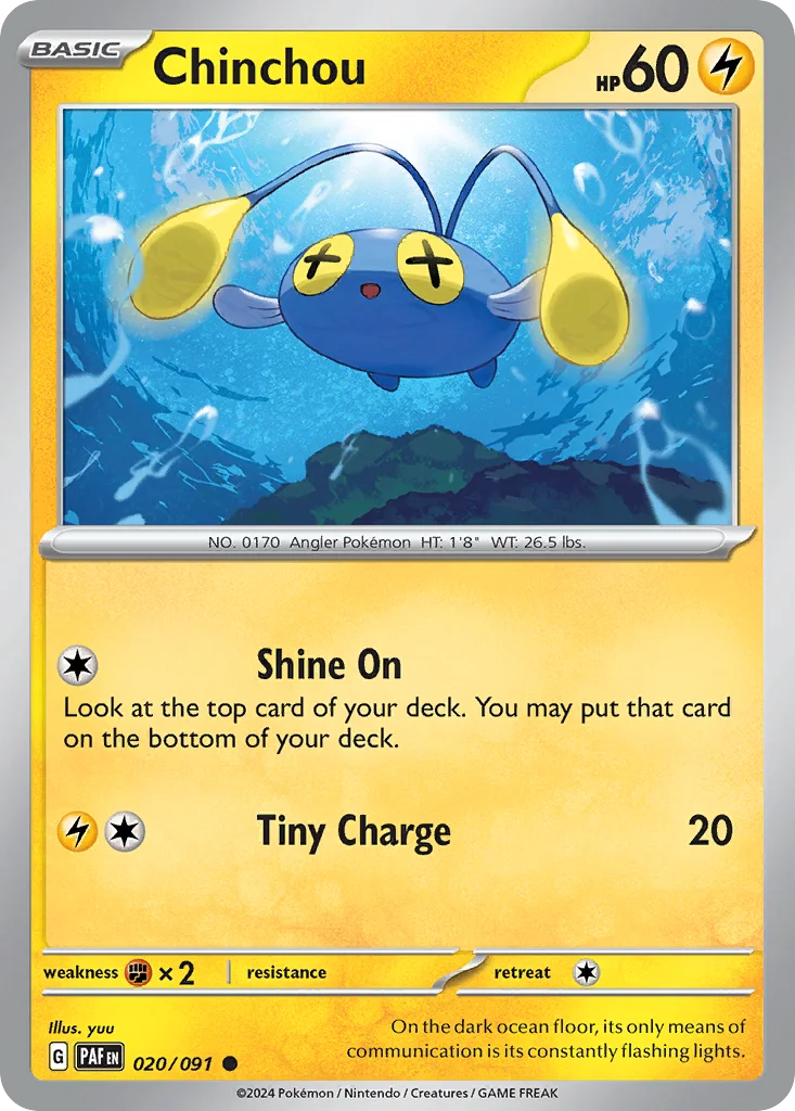 sv4pt5-20 Chinchou 020/091 Common