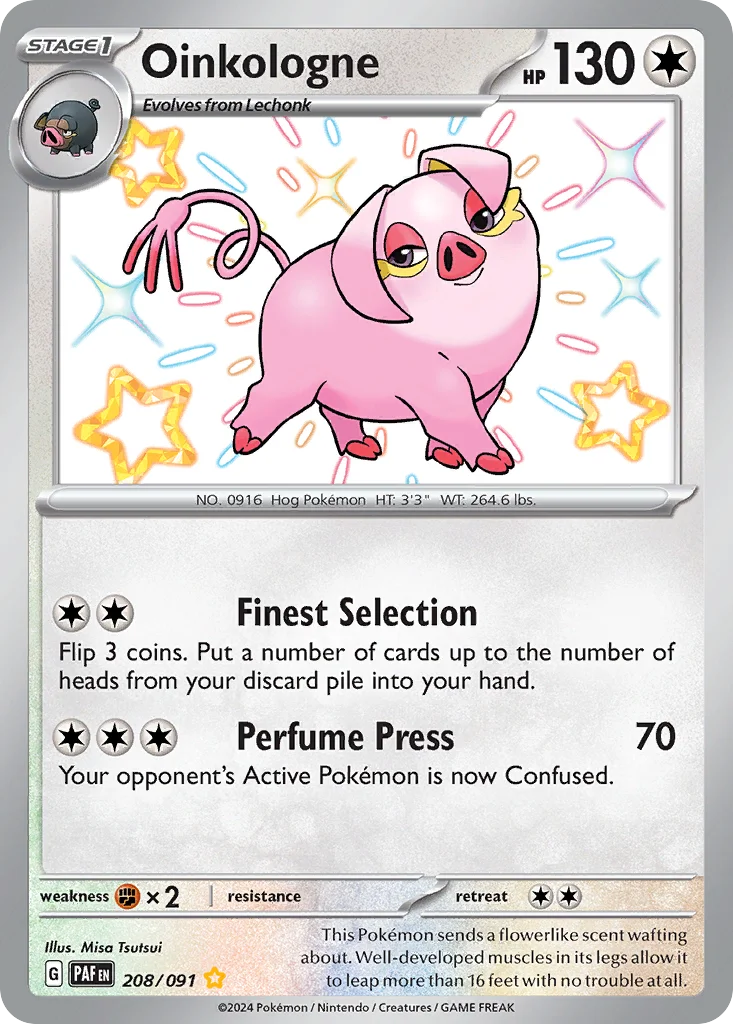 Oinkologne 208/091 Shiny rare