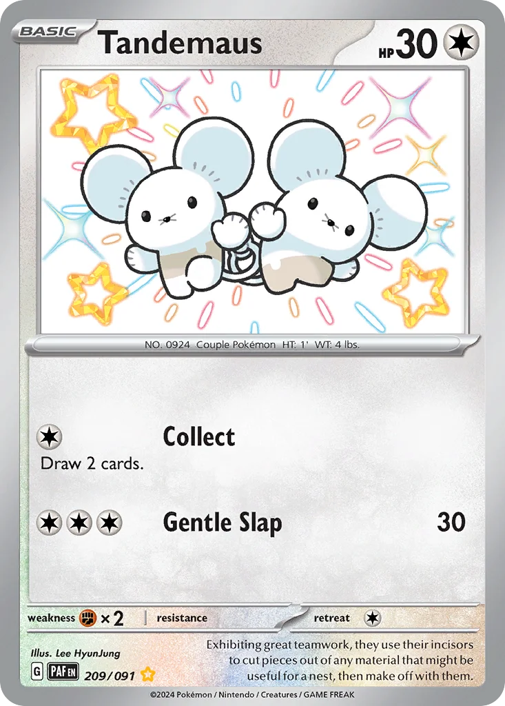 Tandemaus 209/091 Shiny rare