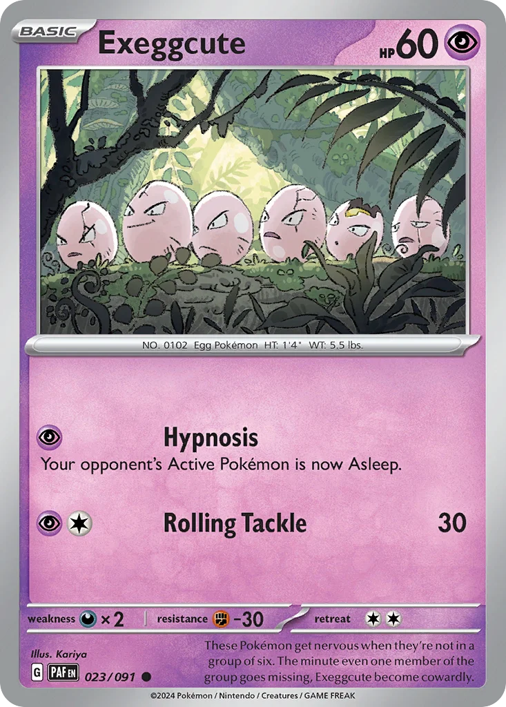 sv4pt5-23 Exeggcute 023/091 Common