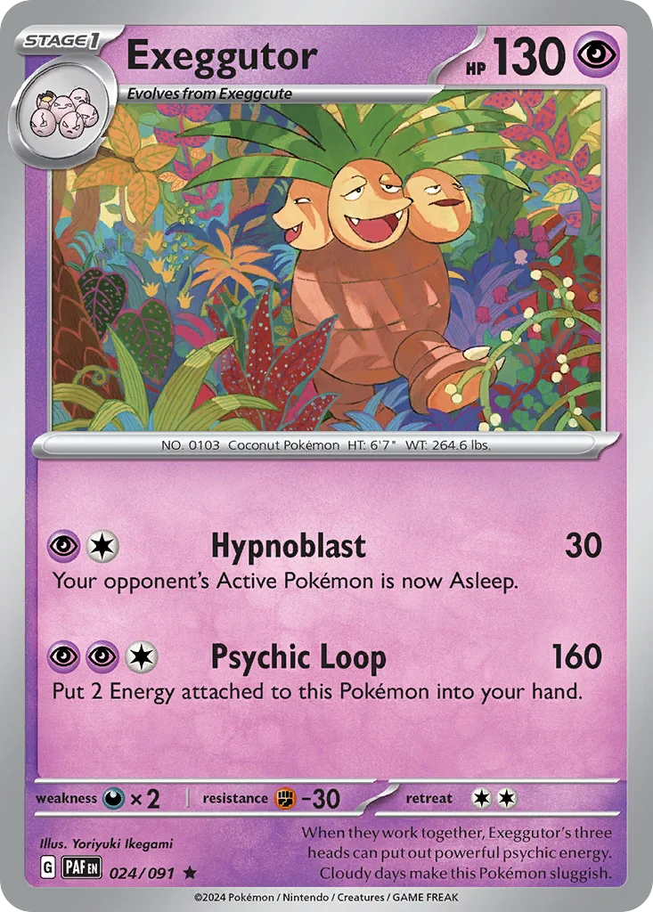 sv4pt5-24 Exeggutor 024/091 Rare