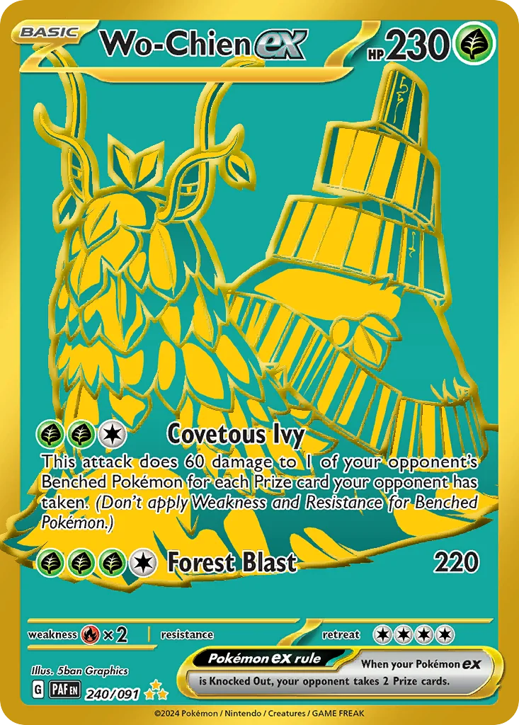 Wo-Chien ex 240/091 Hyper rare