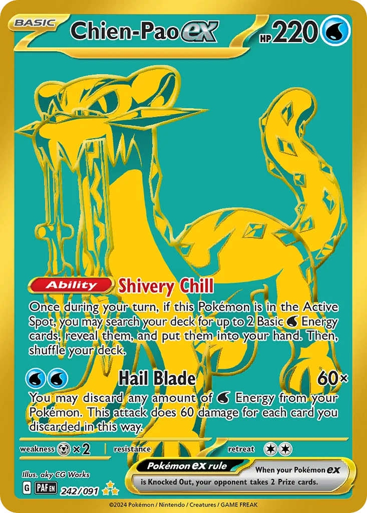 Chien-Pao ex 242/091 Hyper rare