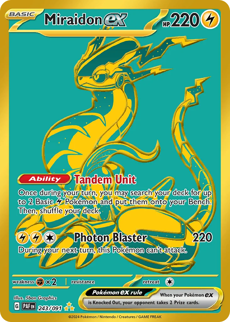 Miraidon ex 243/091 Hyper rare