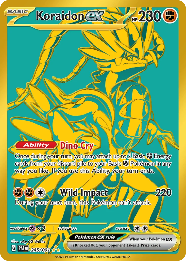 Koraidon ex 245/091 Hyper rare