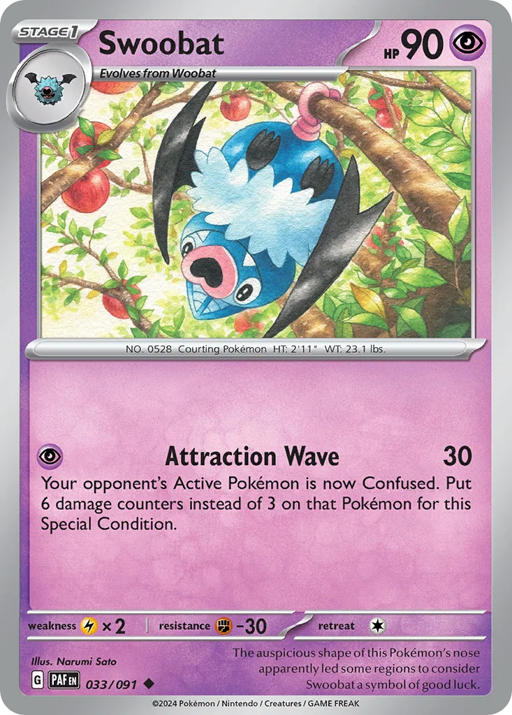 Swoobat 033/091 Uncommon