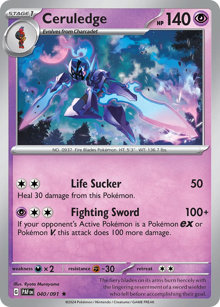 Ceruledge 040/091 Rare