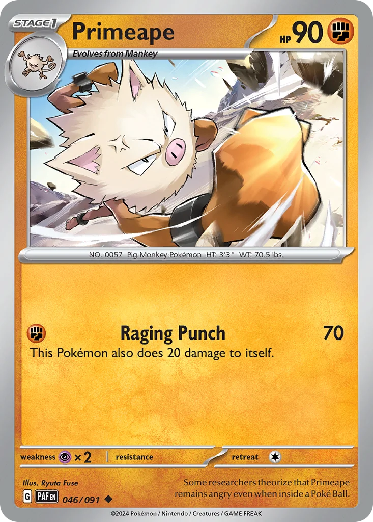 Primeape 046/091 Uncommon