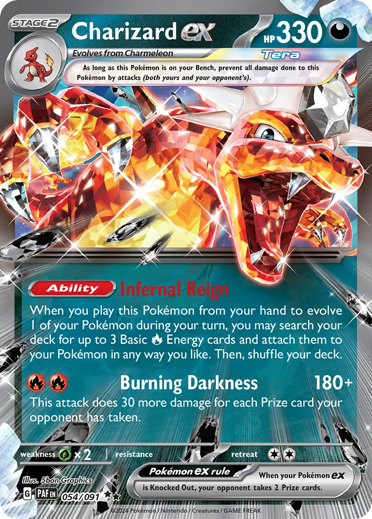 sv4pt5-54 Charizard ex 054/091 Double rare