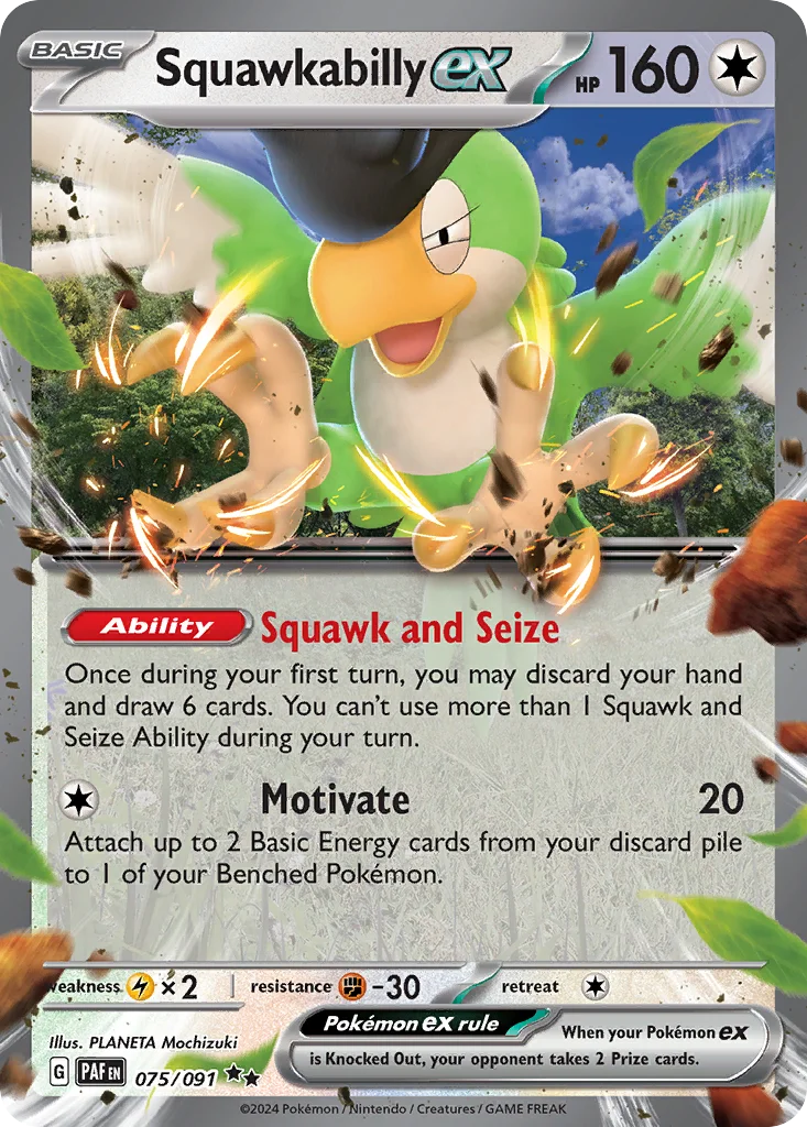 Squawkabilly ex 075/091 Double rare
