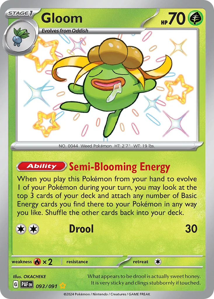 Gloom 093/091 Shiny rare