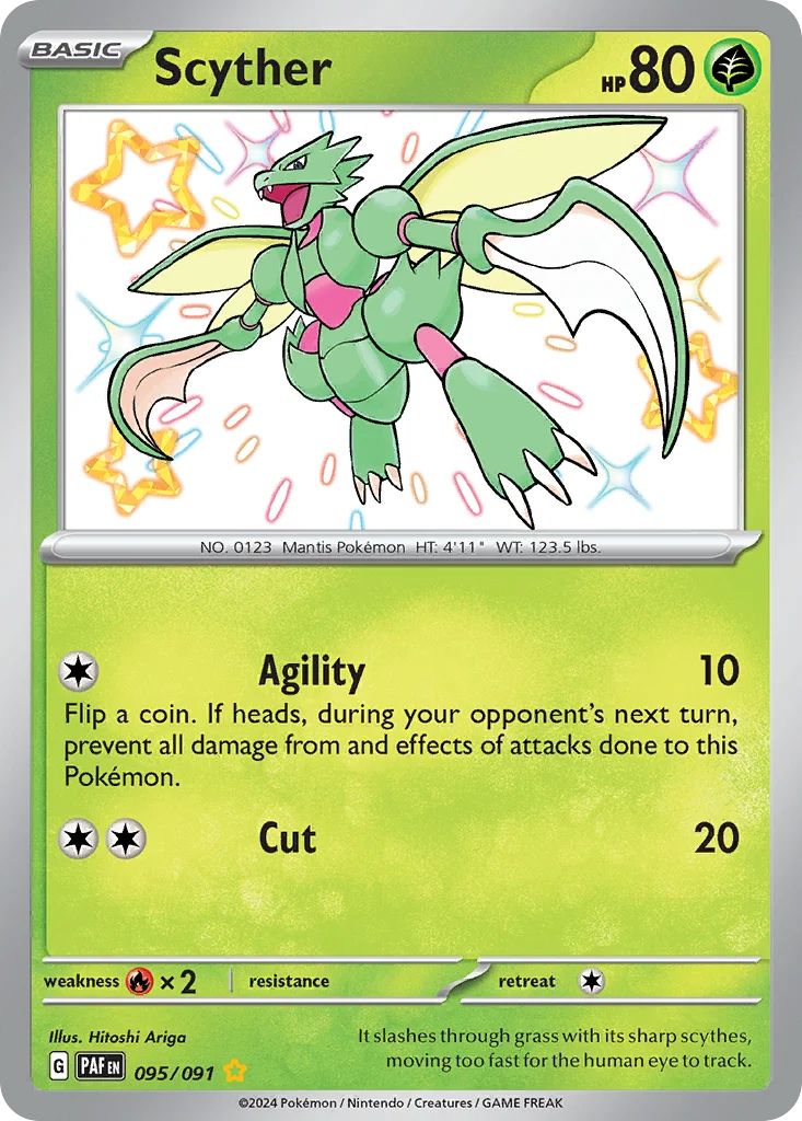 Scyther 095/091 Shiny rare