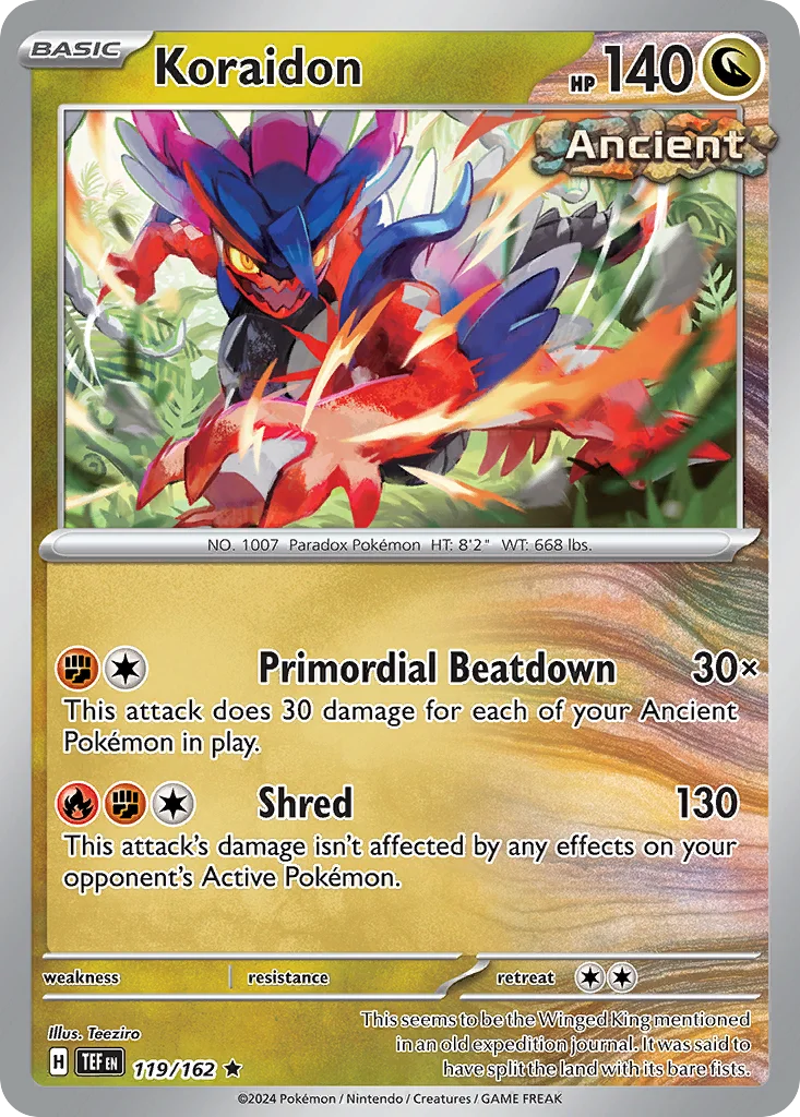 Koraidon 119/162 Rare