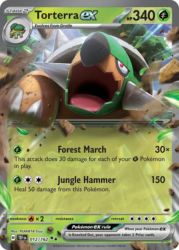 sv5-12 Torterra ex 012/162 Double rare