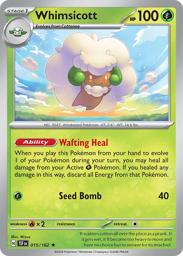 sv5-15 Whimsicott 015/162 Rare
