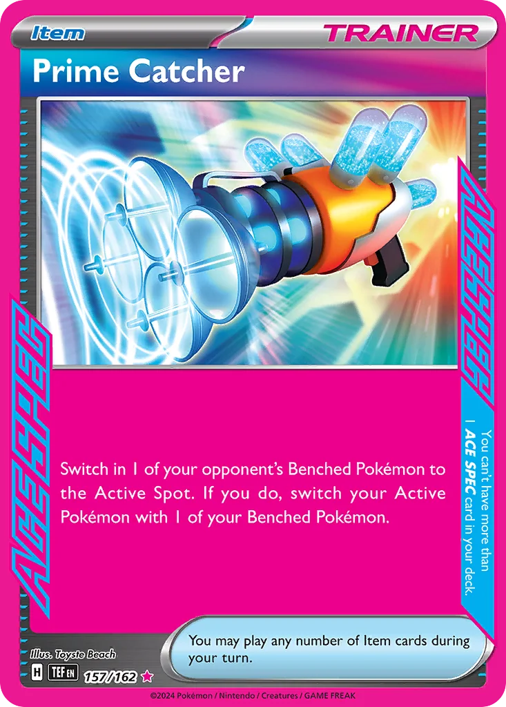 Prime Catcher 157/162 Ace spec rare