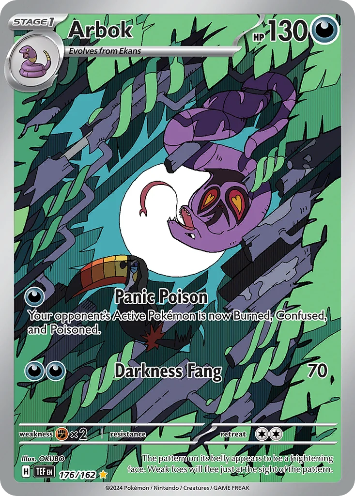 sv5-176 Arbok 176/162 Illustration rare