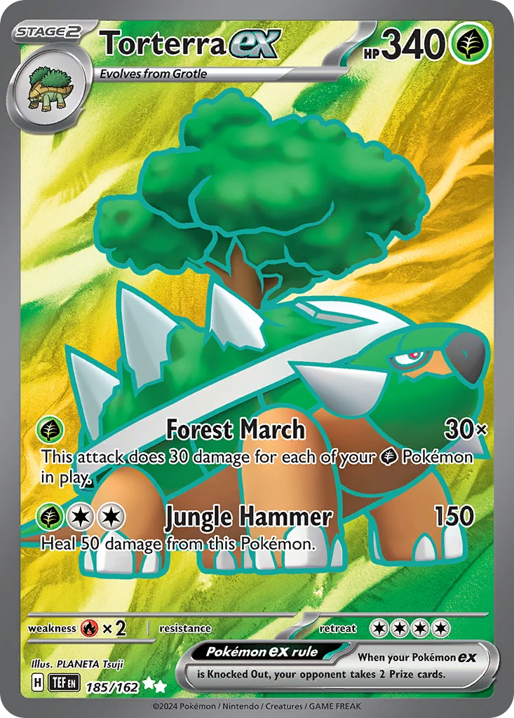 sv5-185 Torterra ex 185/162 Ultra rare