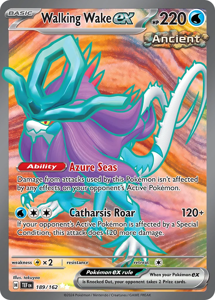 sv5-189 Walking Wake ex 189/162 Ultra rare
