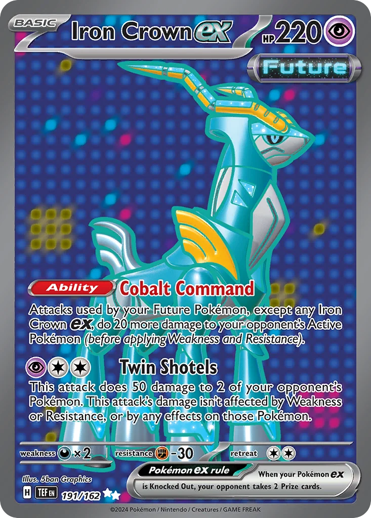 sv5-191 Iron Crown ex 191/162 Ultra rare