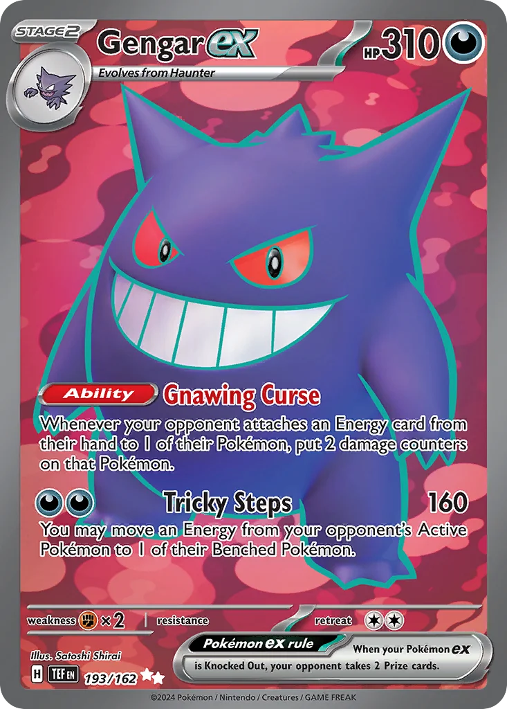 Gengar ex 193/162 Ultra rare