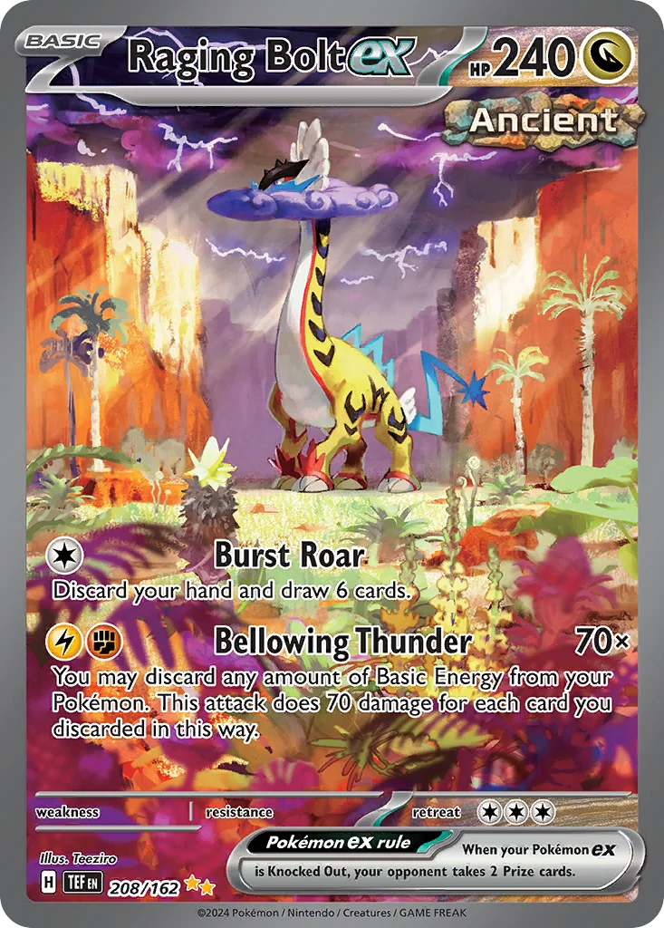 Raging Bolt ex 208/162 Special illustration rare