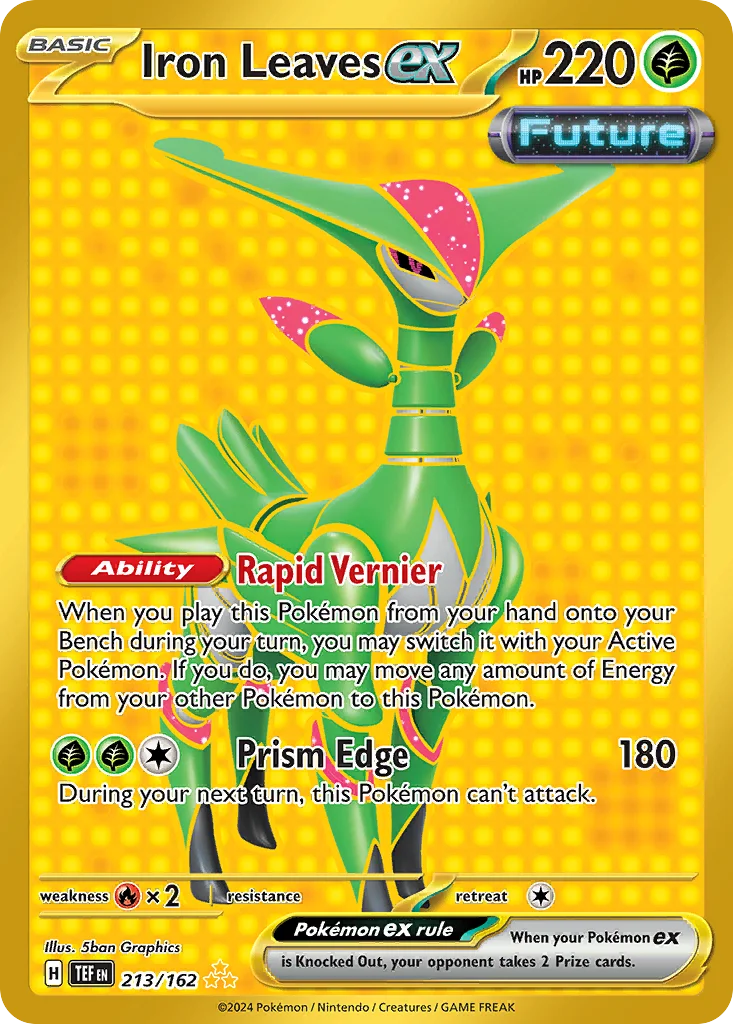 Iron Leaves ex 213/162 Hyper rare