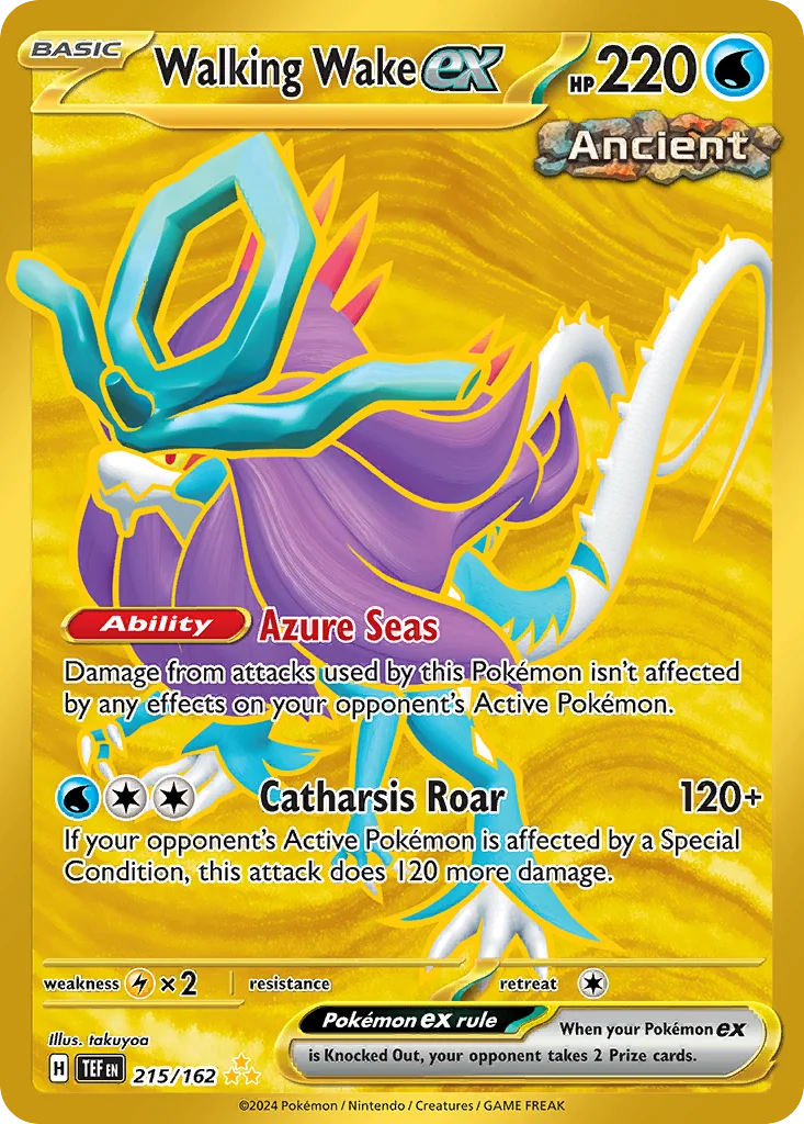 Walking Wake ex 215/162 Hyper rare